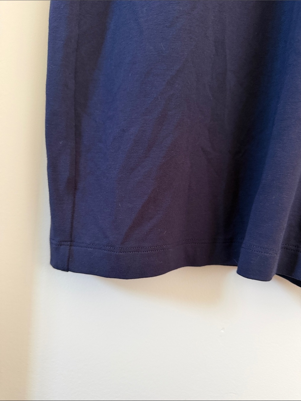 Eileen Fisher Navy V-Neck Midi Dress - Picture 5 of 7